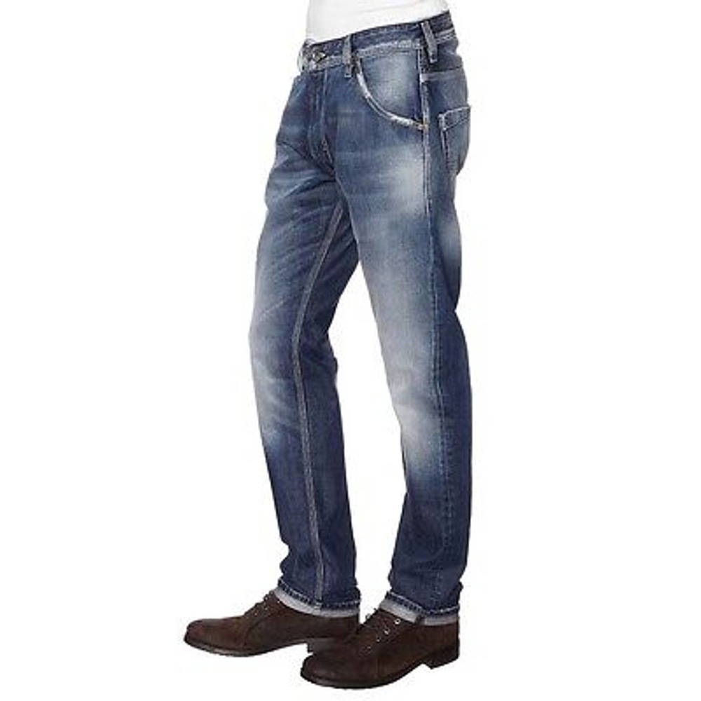 Kelling Carrot Leg Stretch Jeans  - Khaki Green, Navy, Oatmeal, Pink, White